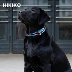 Hikiko Martingale Collar Blue Mountain nylon material provides comfortable wear