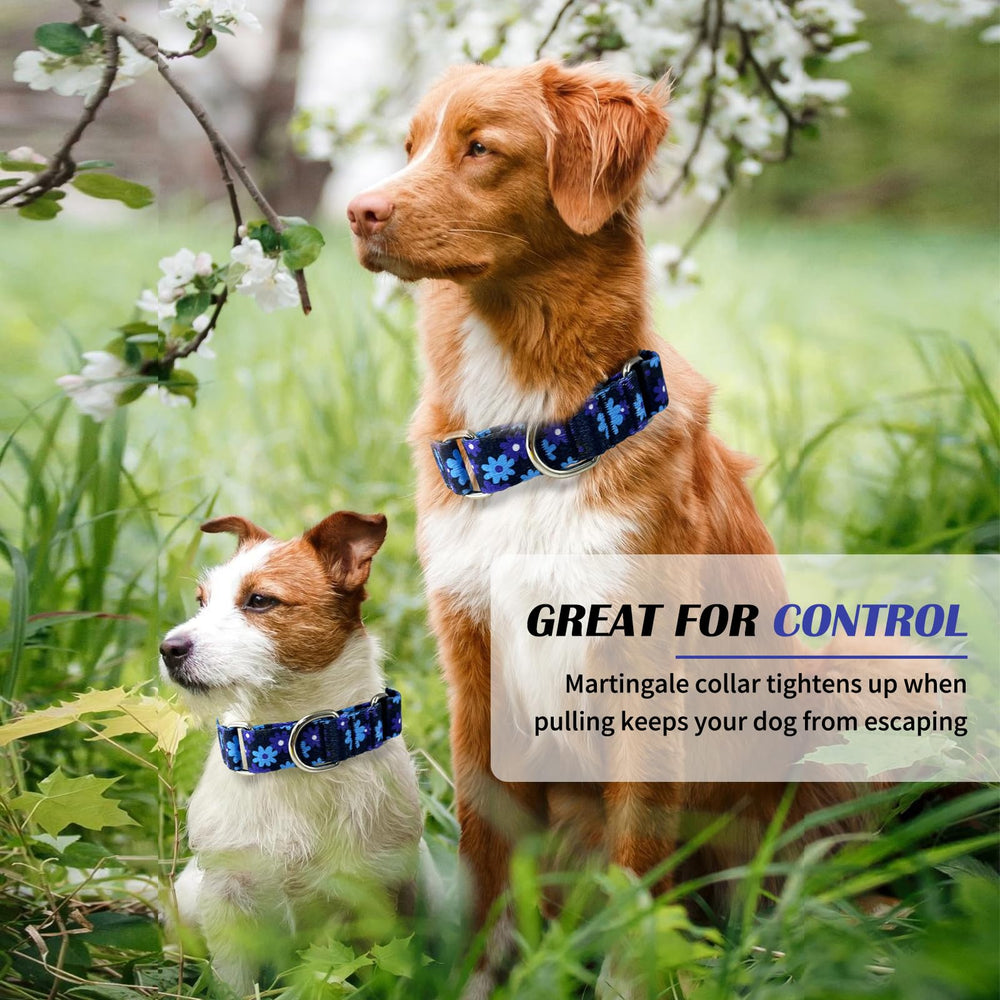 Hikiko martingale collar soft nylon material provides comfortable wear