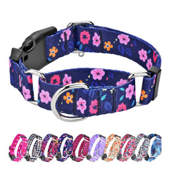 Hikiko Martingale collar overview with soft nylon for daily wear.