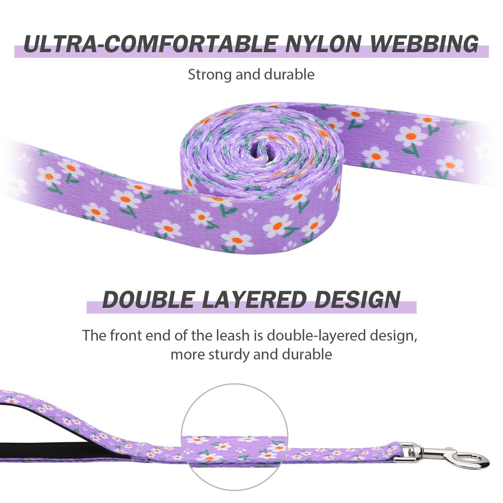 Hikiko padded neoprene grip leash traffic handle for quick control in crowds