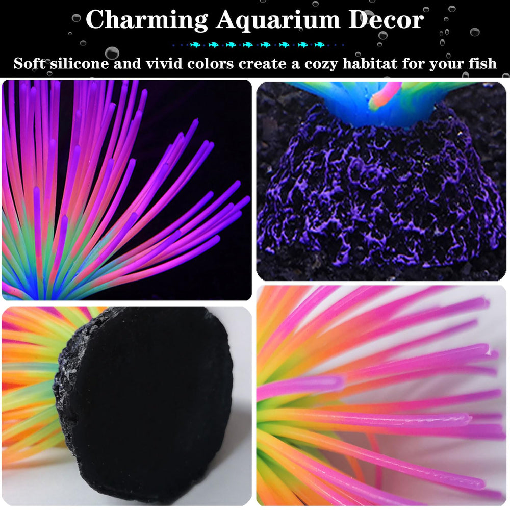 HIKTQIW aquarium-setup-appeal-pink creates a lively, ocean-like landscape.