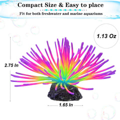 HIKTQIW silicone-glow-plants-pink safe, flexible accents for diverse aqua environments.