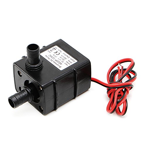HiLetgo compact pump with 5.5x3.5x4.5 cm footprint for tight setups.