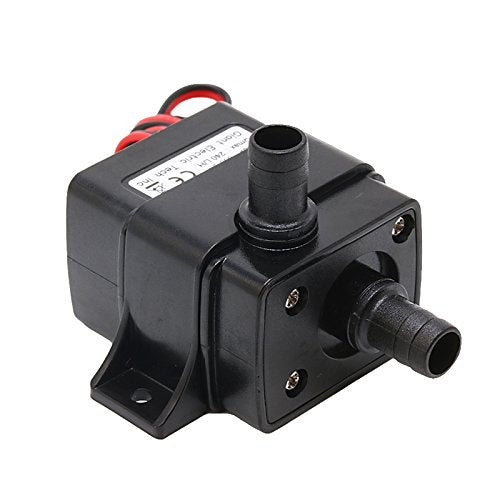 HiLetgo submersible water pump IP68 design ideal for ponds and fish tanks.