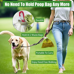 Hilihali stainless steel holder, sturdy and long-lasting for daily dog walks.