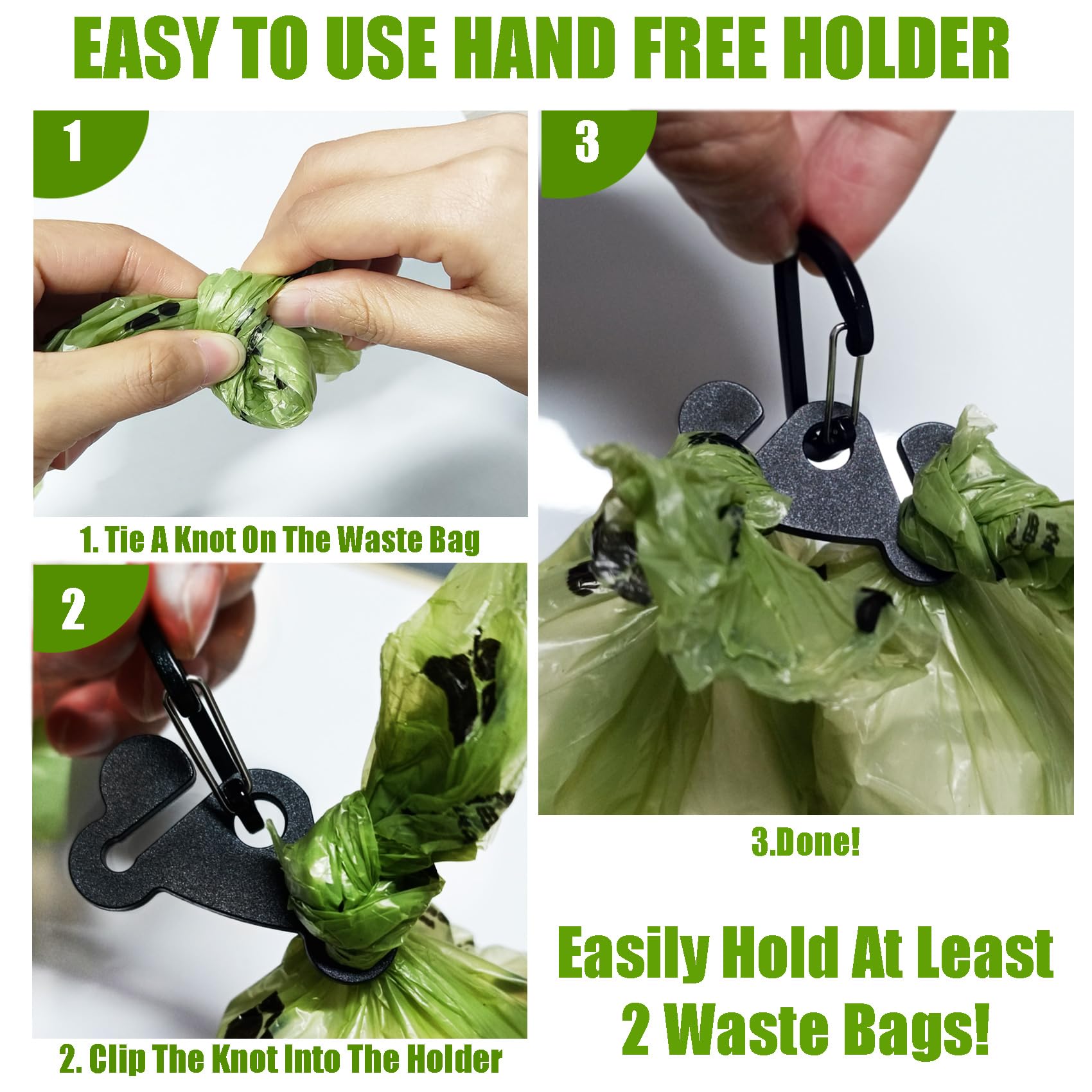 Hilihali waste bag rolls pack shows ready-to-use bags for quick refills.