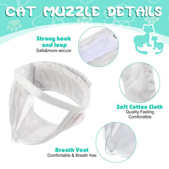 Hillban muzzle pack includes one muzzle and four booties.