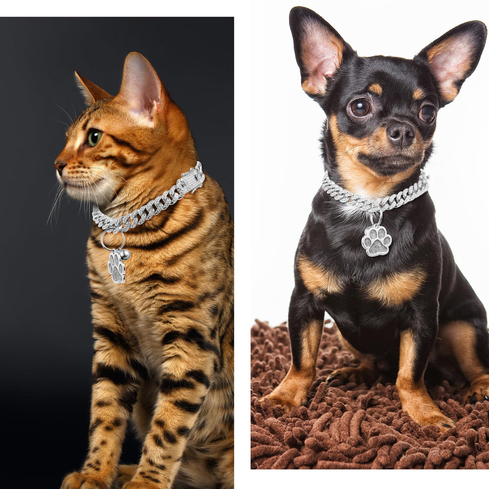 Hillban 10-inch collar designed for small cats with a secure non-adjustable fit.
