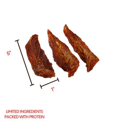 Hillside Farms grain-free dog treats ingredients label emphasizes high-quality chicken