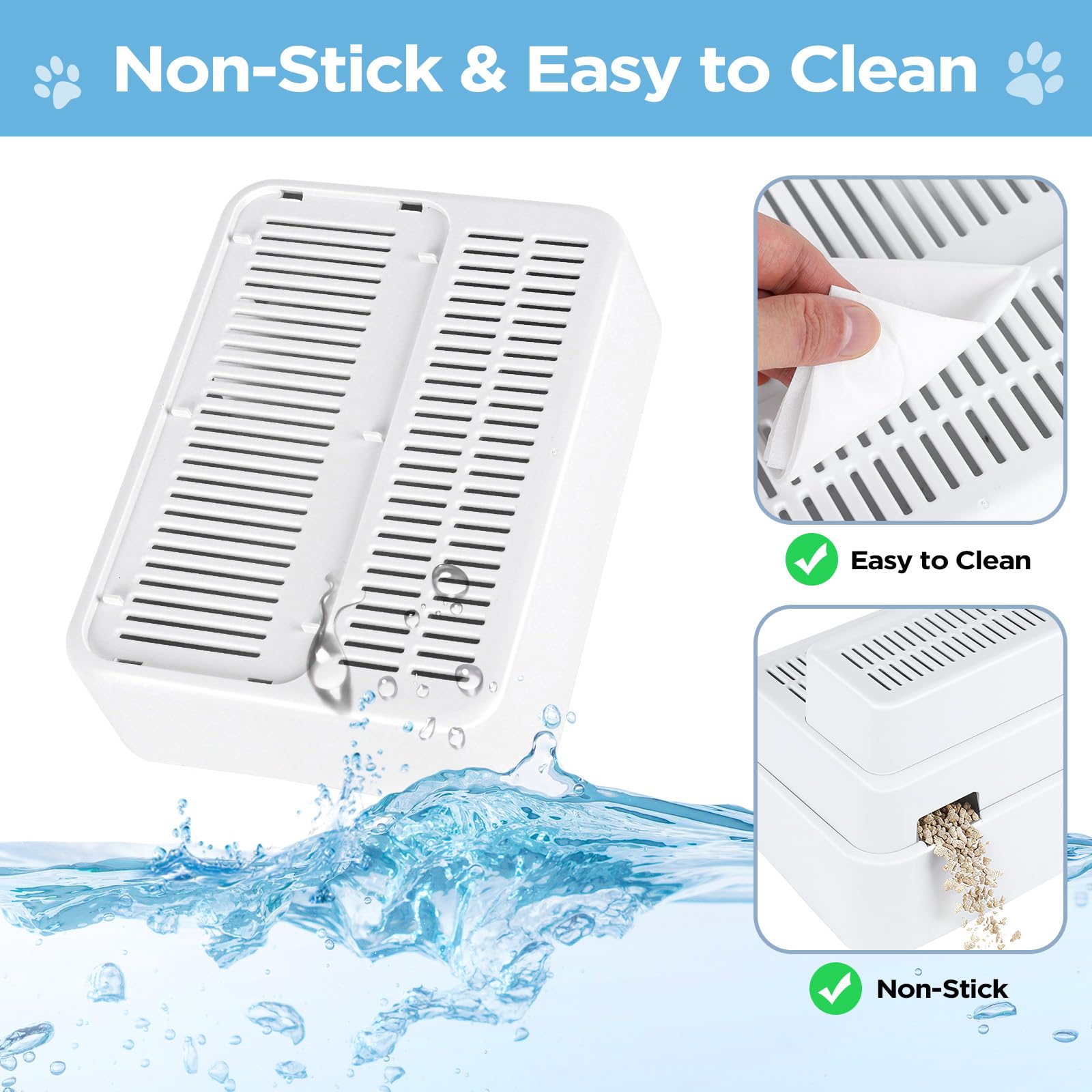 Himake rubber feet keep the ramp stable during use.