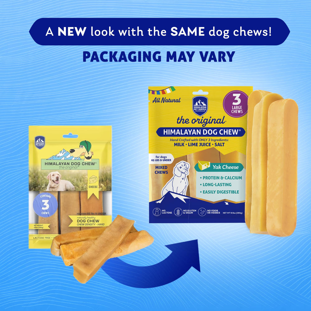 Himalayan Dog Chew allergen-free sign demonstrates safe ingredients