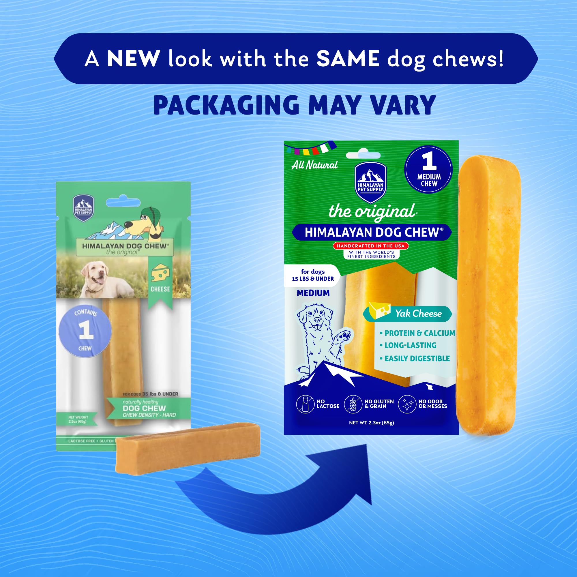 Compact pack image of Himalayan Dog Chew for easy storage and travel