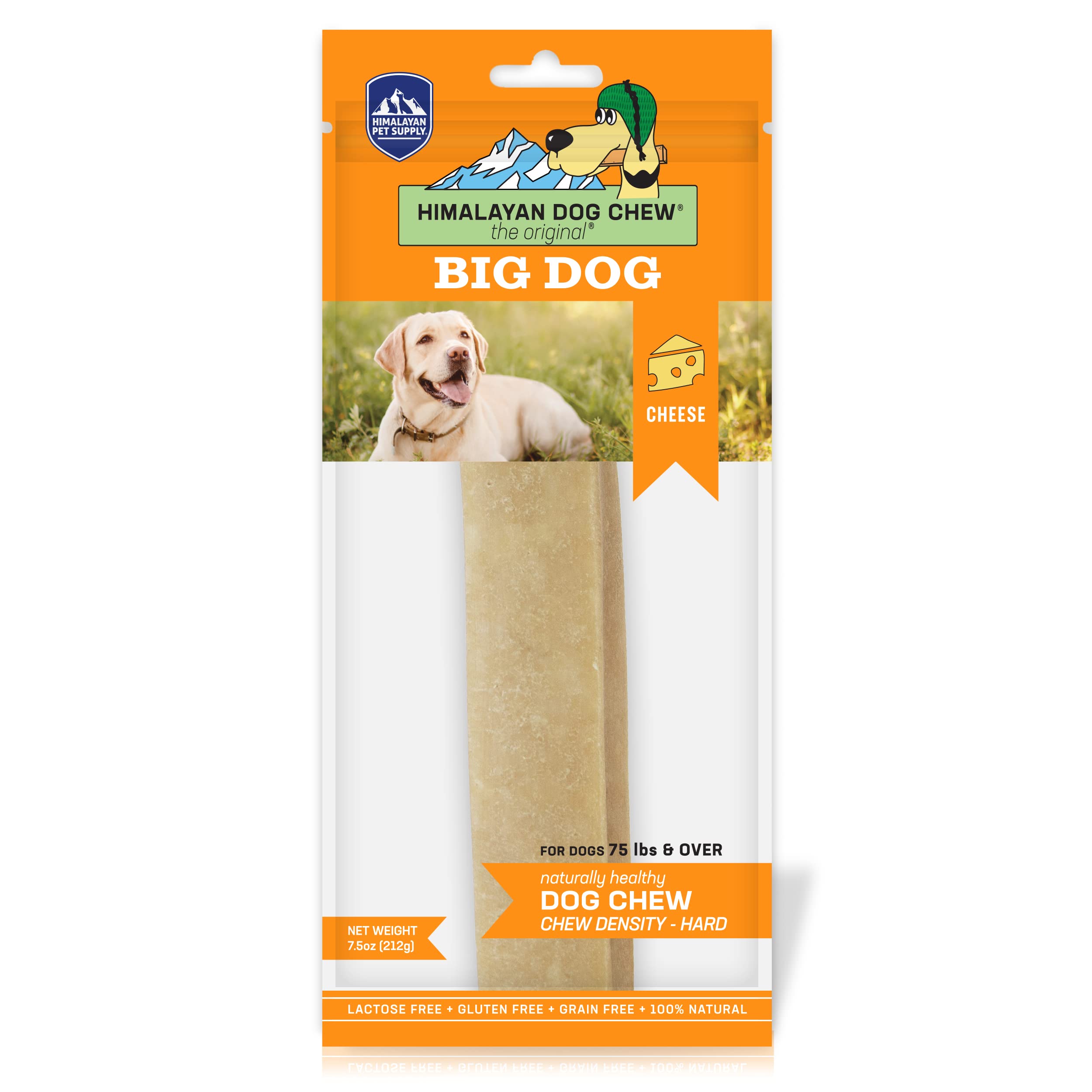 Himalayan Dog Chew XXLarge packaging highlights a long-lasting, protein-rich treat for big dogs.