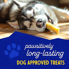 Himalayan Dog Chew yak-milk cheese emphasizes natural ingredients and lactose-free profile.