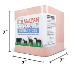 Himalayan Secrets pink salt lick sustainably sourced from Himalayan foothills.