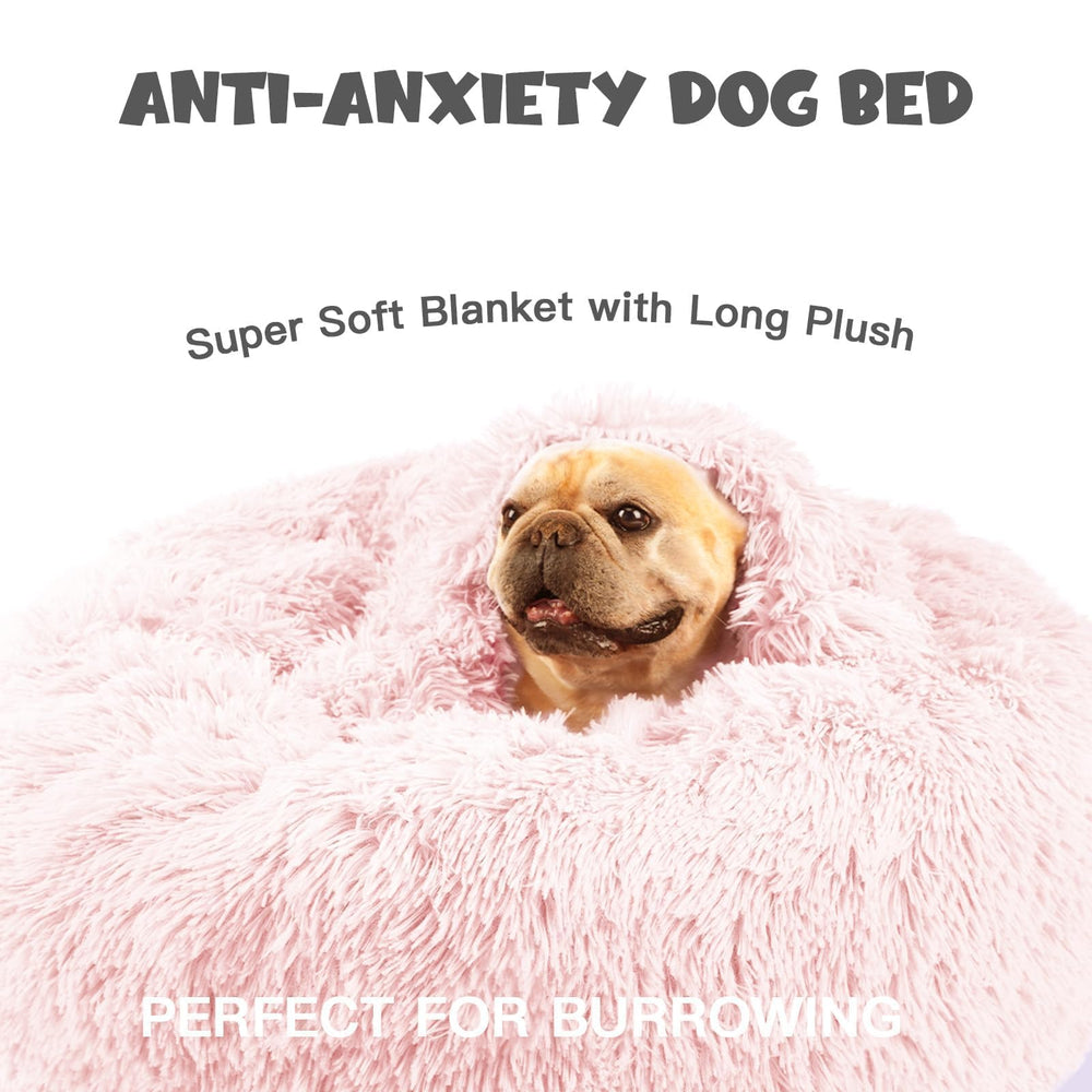 Himax dog bed with machine-washable cover for easy cleanup after playtime.