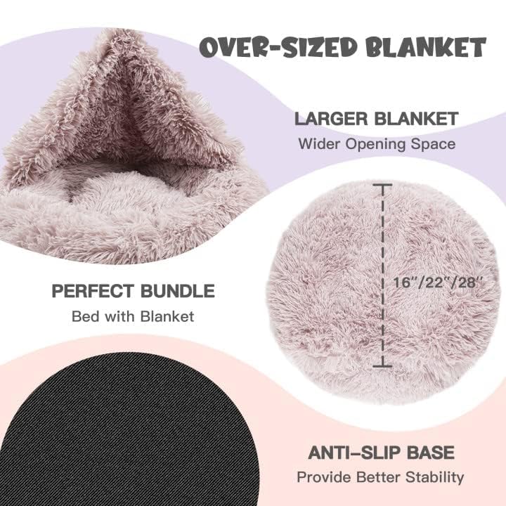 Himax donut dog bed rolled-into-pillow view highlights versatile support for naps