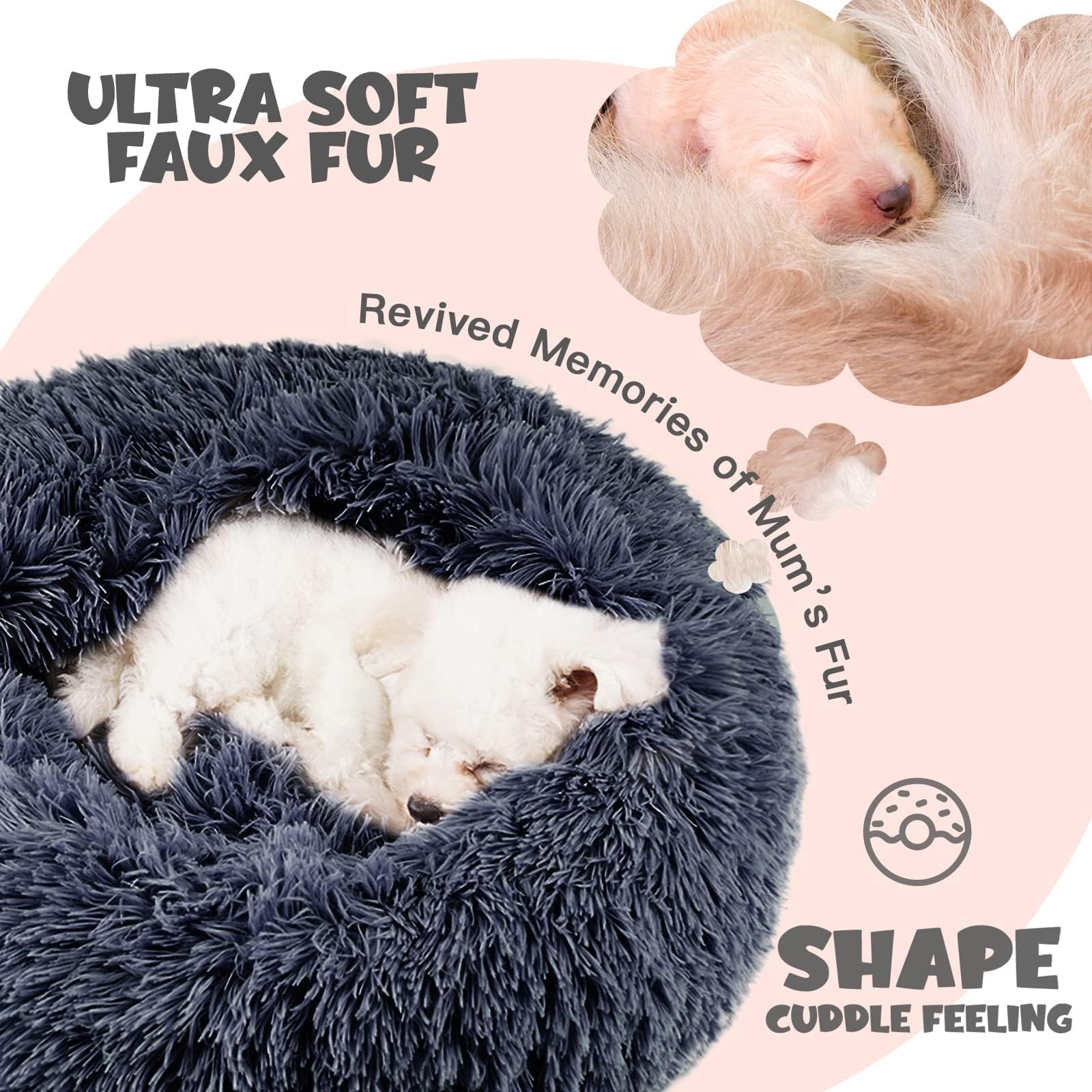 Himax donut bed blanket combo supports nest pillow or open bed configurations.