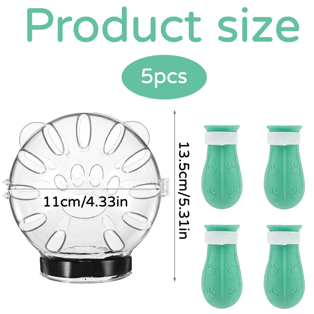 Hinbkenla silicone claw covers provide stable footing during nails