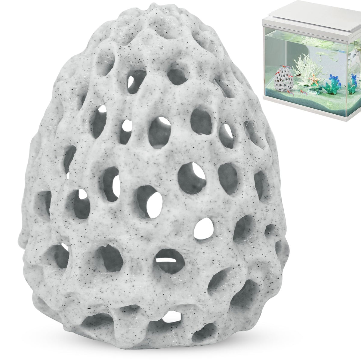 HINGTAI shrimp-dome-hide offers a cozy shelter for shrimp and small fish.