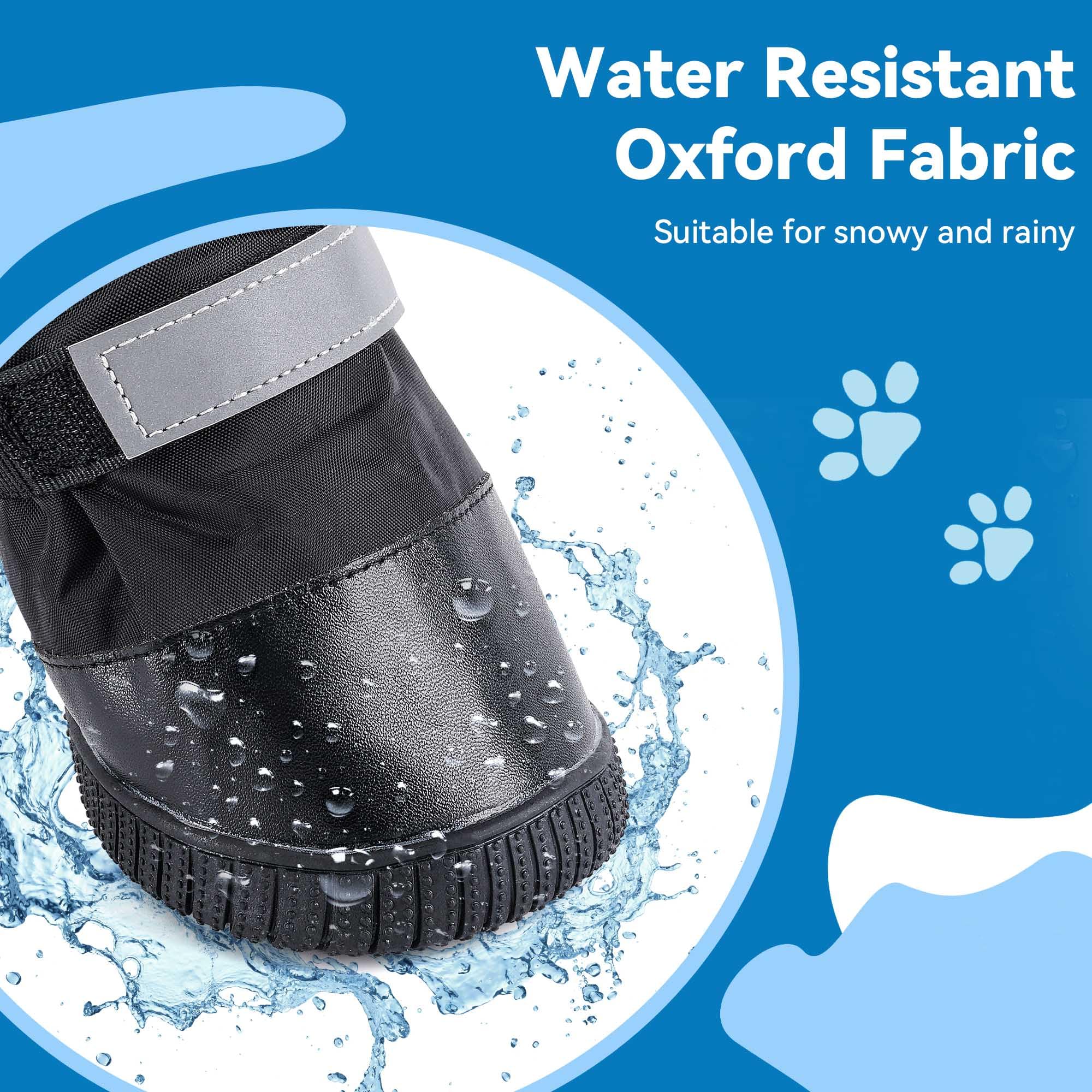 Hipaw dog boots adjustable straps secure fit during outdoor walking and hiking