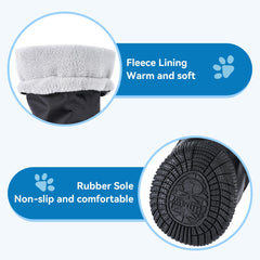 Hipaw reflective straps on dog boots boost visibility in low light