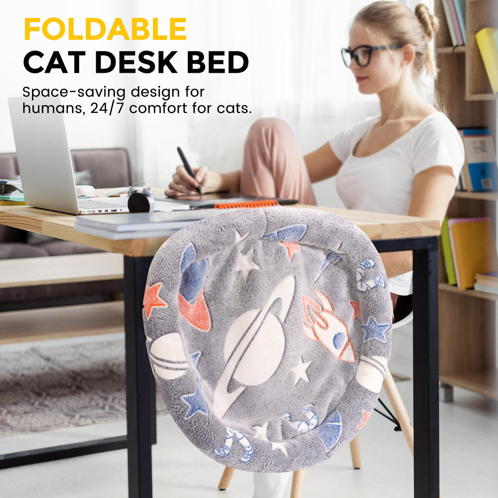 HiPetpy cat desk bed desk clamp attachment protects desks without drilling