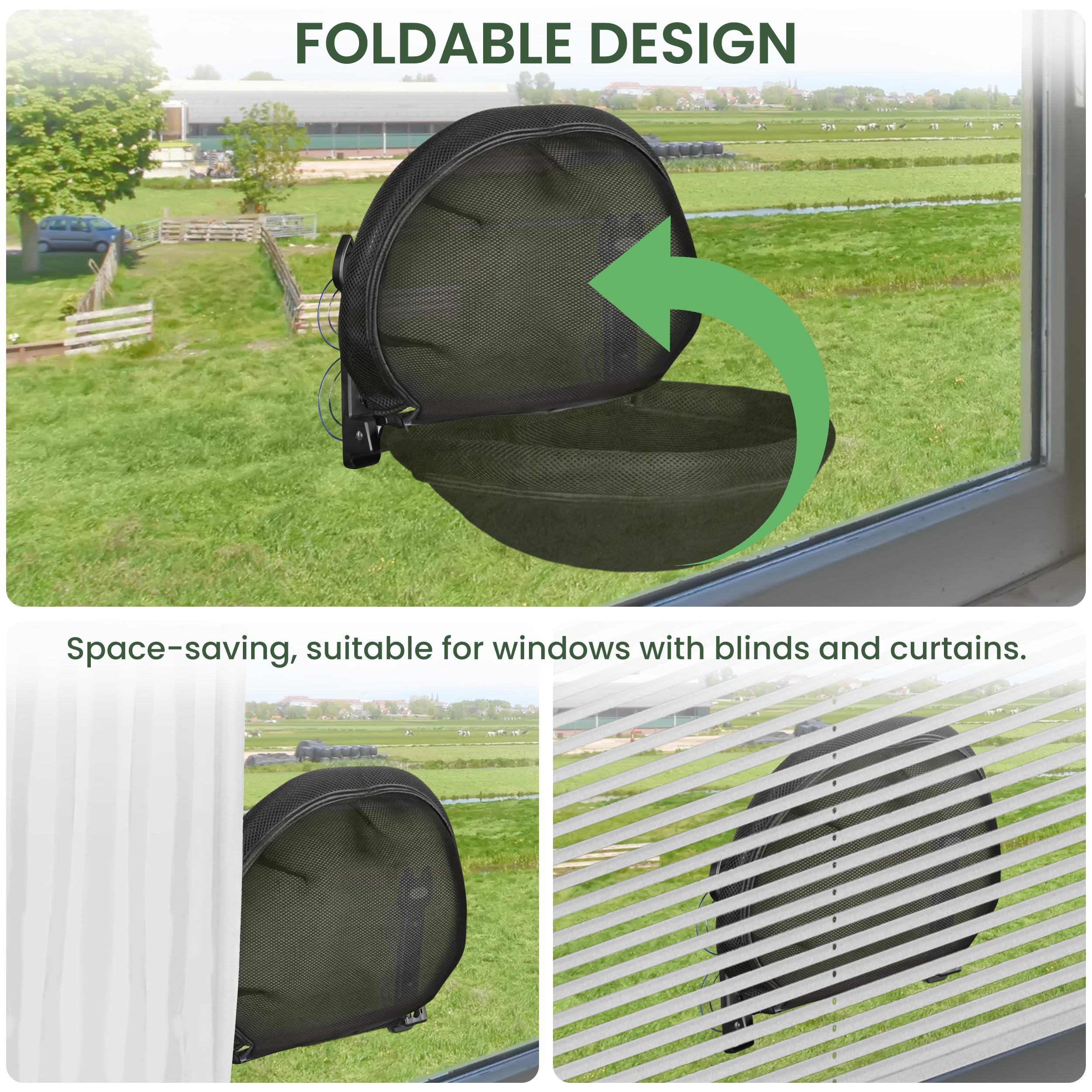 HiPetpy sunken design highlighted for secure curling and lounging