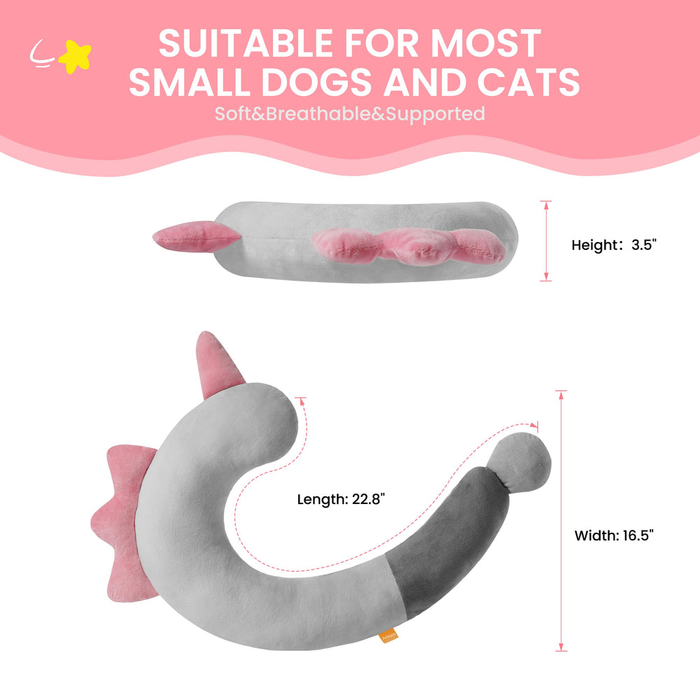 HiPetpy dog pillow machine-washable design keeps cleanliness easy.