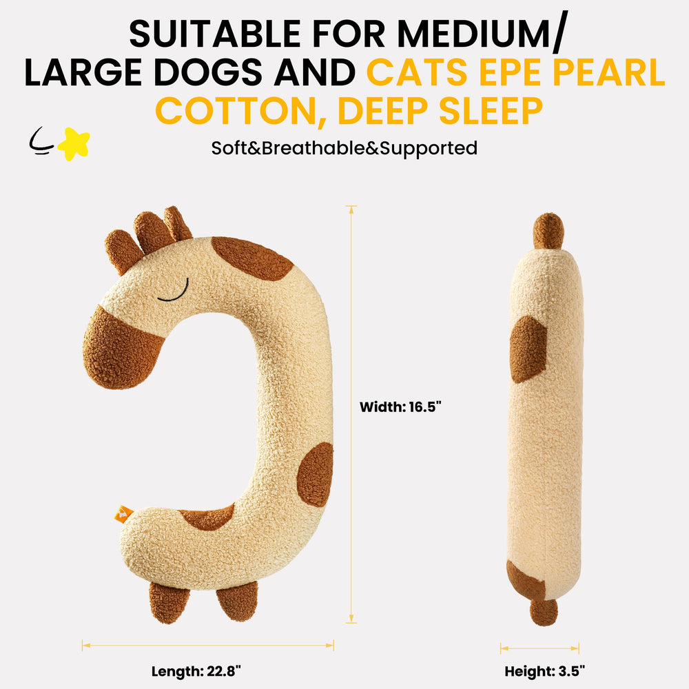 HiPetpy dog pillow washable yellow makes cleaning easy for busy owners