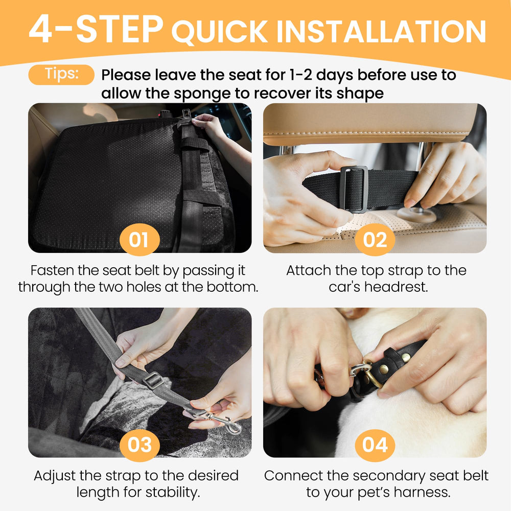 HiPetpy front and back seat compatibility for flexible use