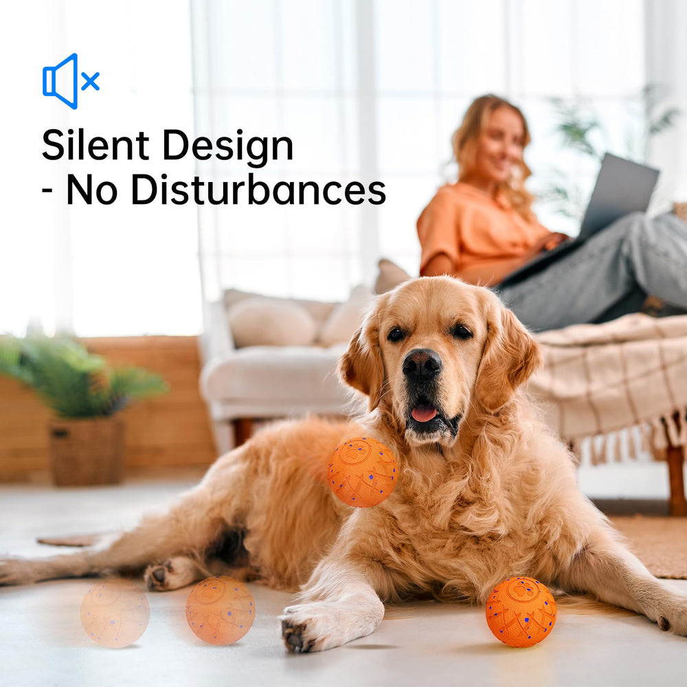 Hipibbo Interactive Dog Ball motor orientation ensures proper motion fit.