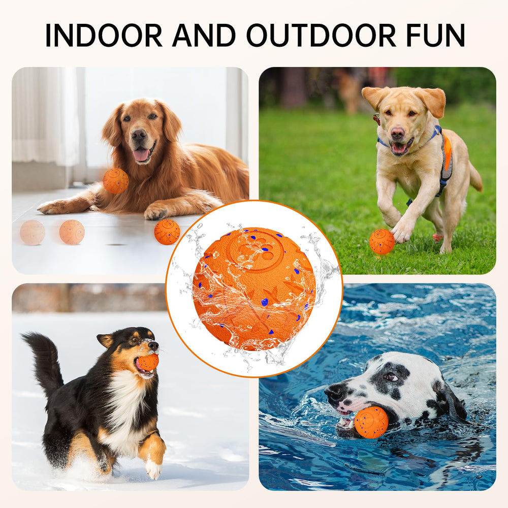 Hipibbo Interactive Dog Ball diameter 3.15 inches fits medium and large dogs.