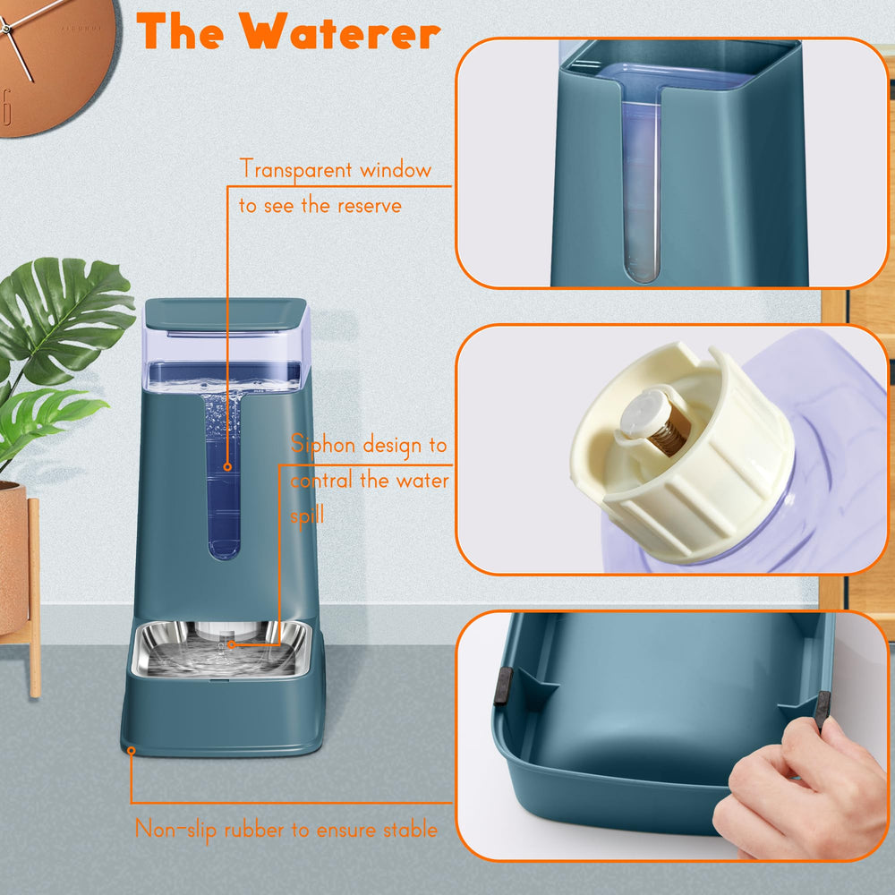 Hipidog 1-gallon capacity dispenser suitable for outdoor use