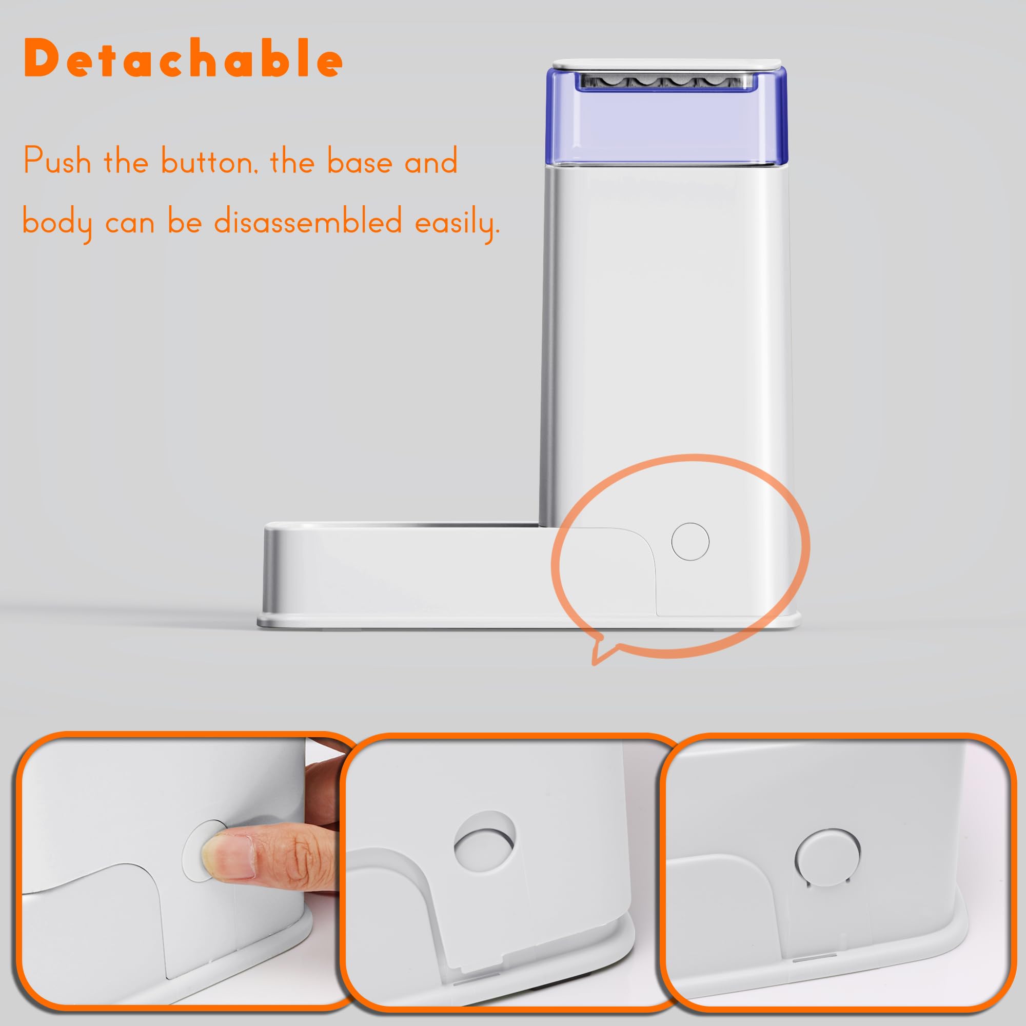 Hipidog white color dispenser pack complements modern home decor.