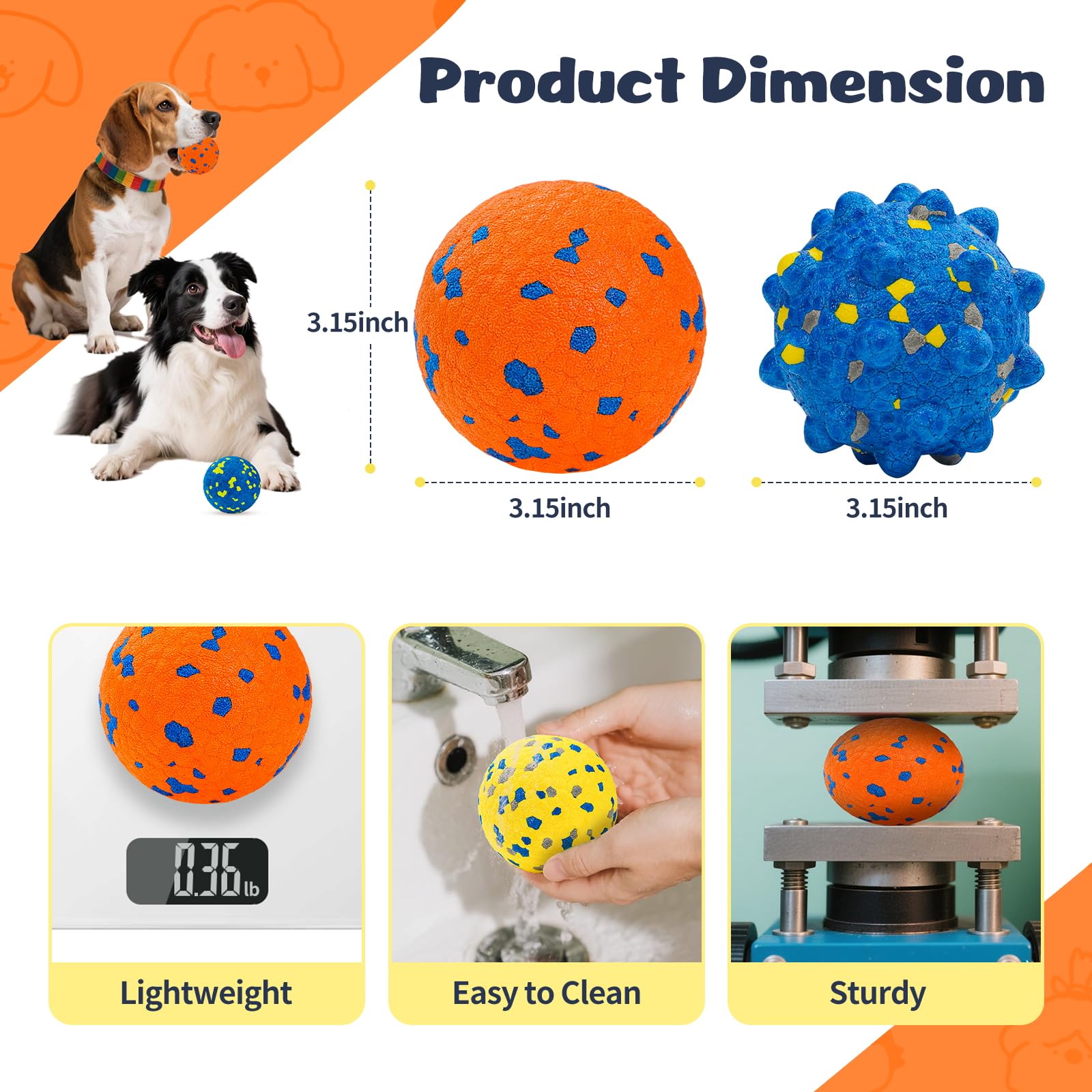 HIPPIH durable ETPU design endures aggressive chewing while remaining flexible