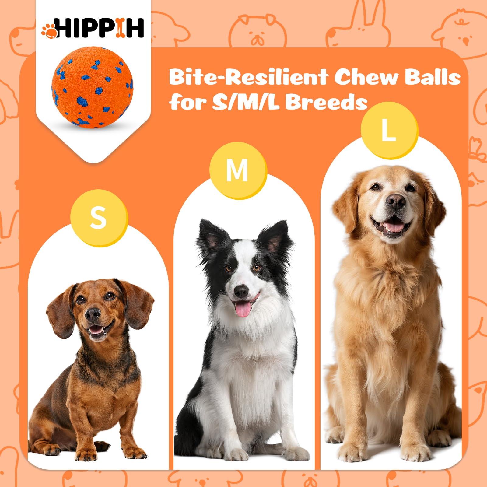 HIPPIH spiky-textured surface aids soothing teething during chewing sessions