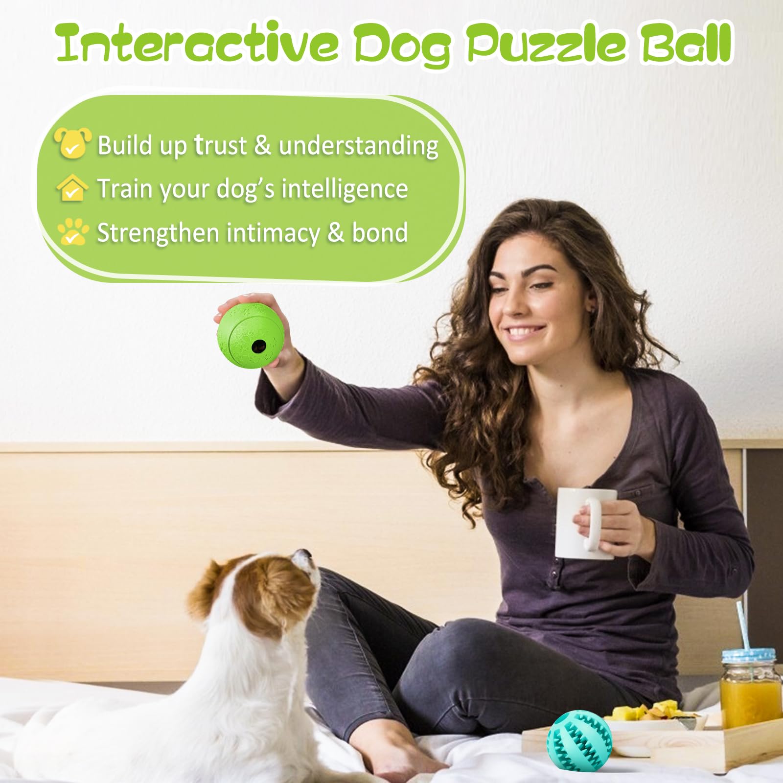 HIPPIH dog puzzle toy promotes bonding through interactive play and training.