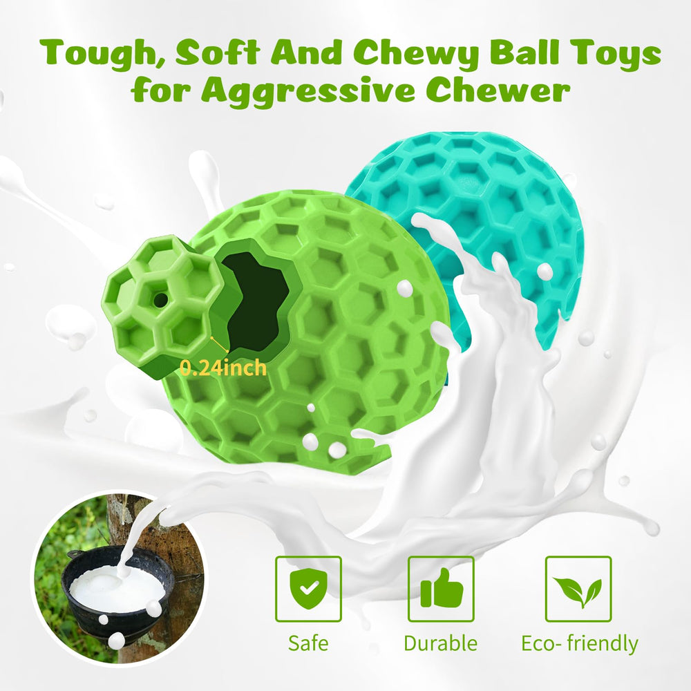 HIPPIH squeaky dog ball in action encourages play and reduces boredom with interactive sound.