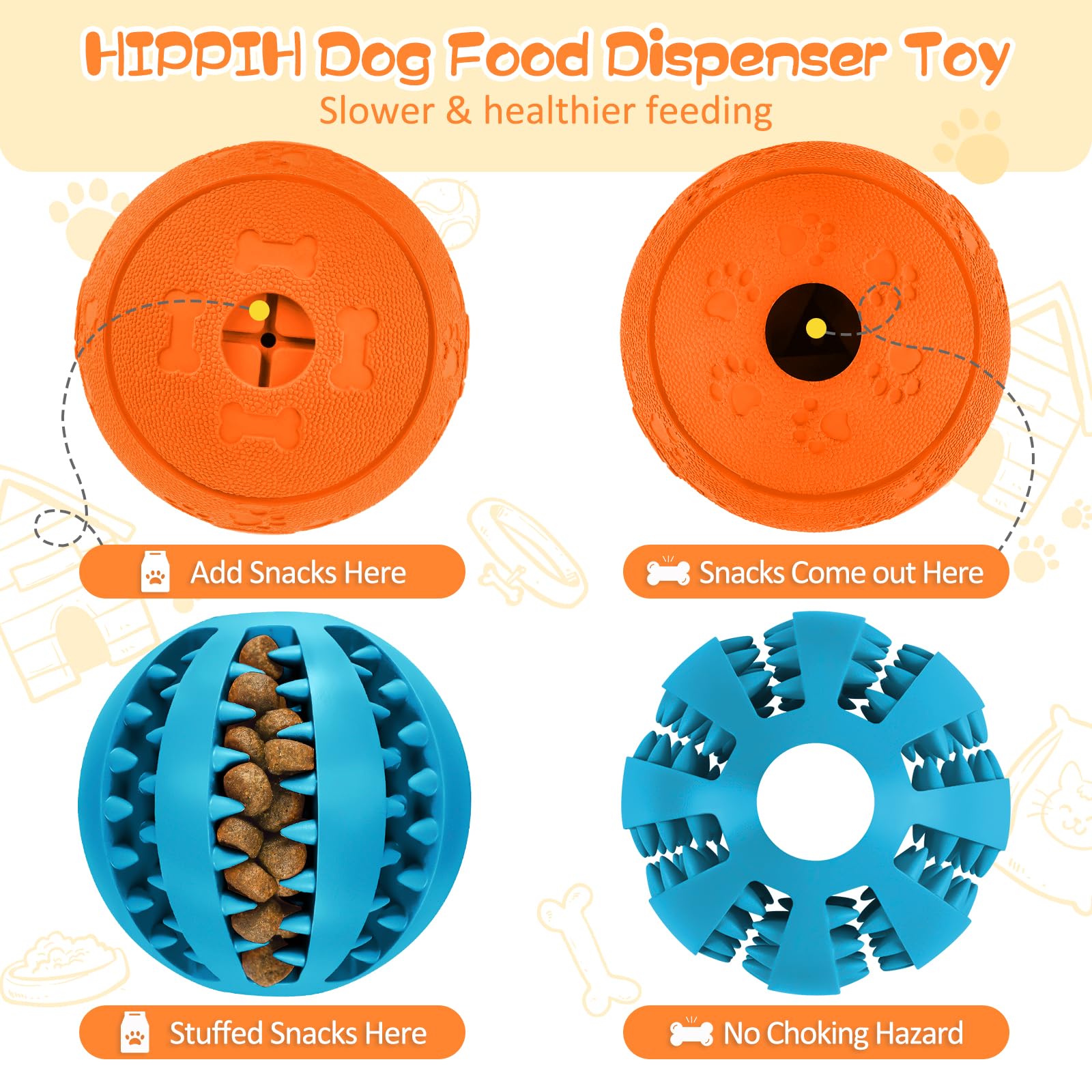 HIPPIH dog puzzle toy interaction with dog owner supports bonding through interactive play