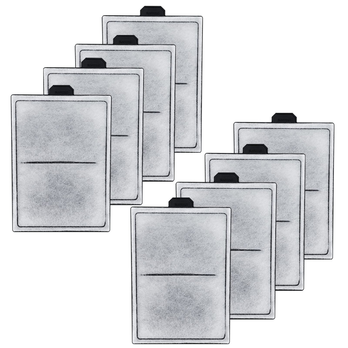 HiTauing PF-S 8-pack filter cotton for PF10 helps keep tank water clear