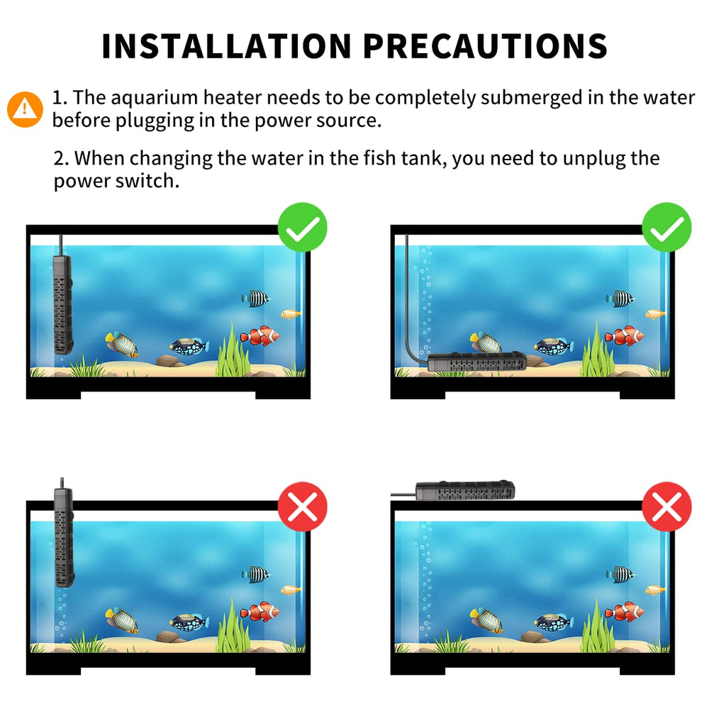 HiTauing heater with intelligent water sensor for safety