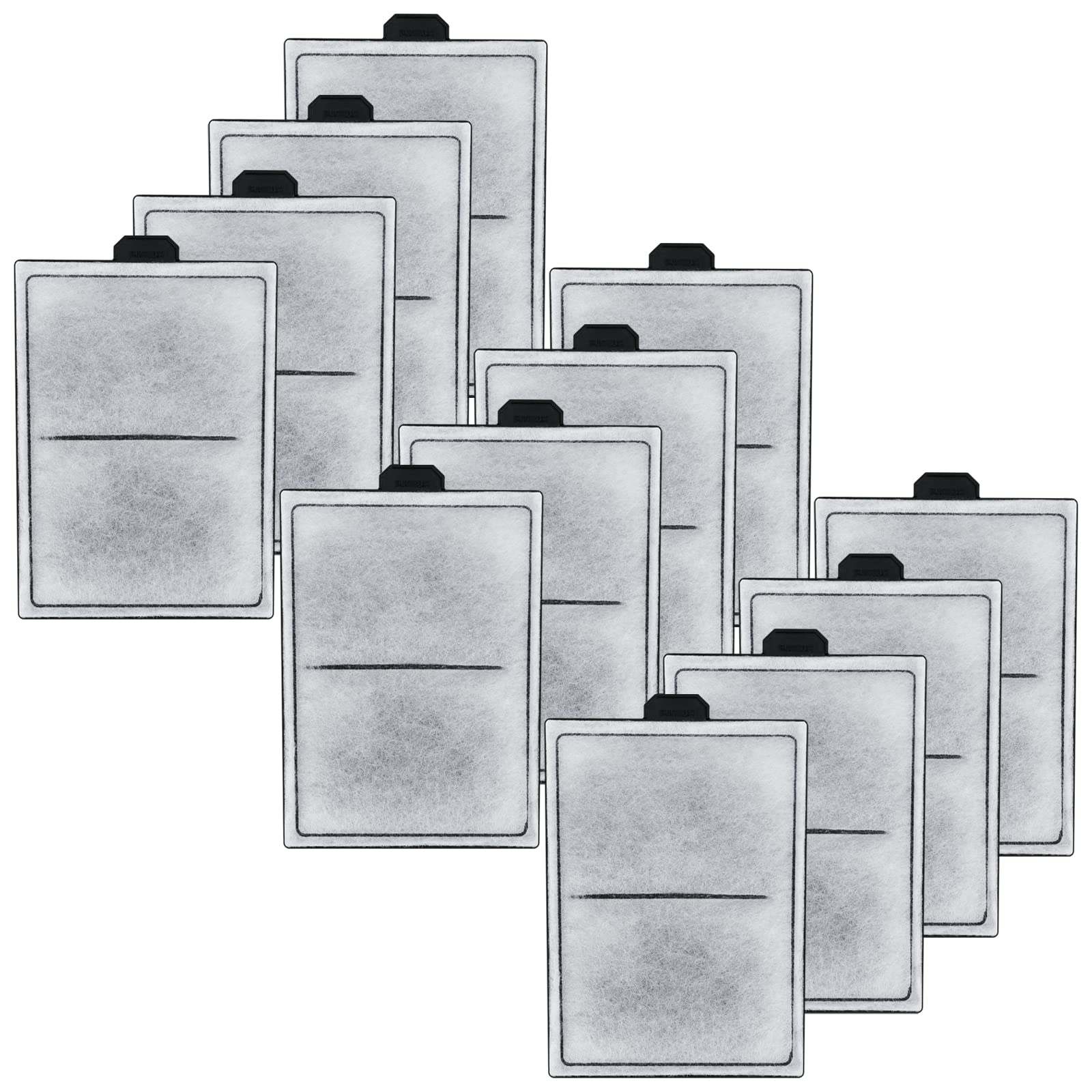 HiTauing PF-S filter cartridge 12-pack ready for routine tank maintenance and clean water.