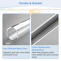 HITOP 10-slot heating wires ensure even temperature distribution across the tank