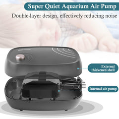 HITOP 10W adjustable knob lets you tailor airflow to tank size.