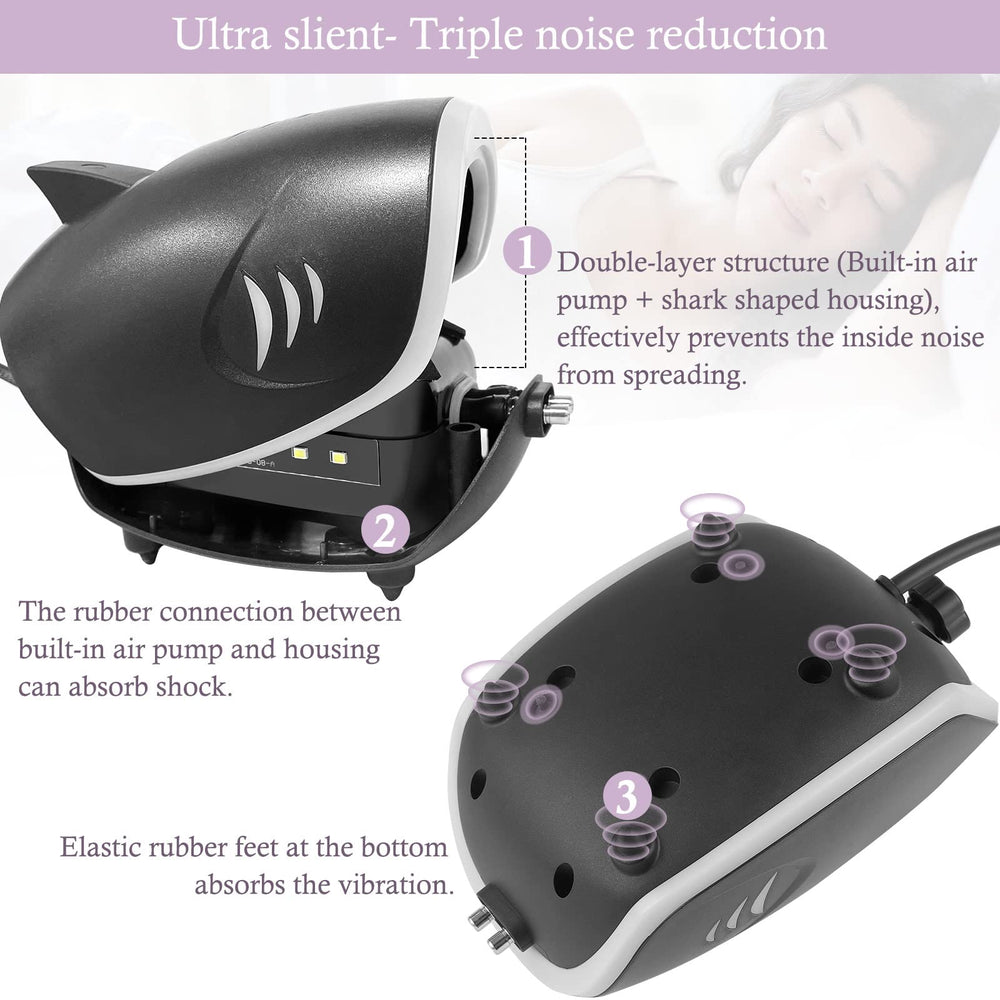 HITOP 6W double-layer silent design ensures near-silent operation in living rooms.