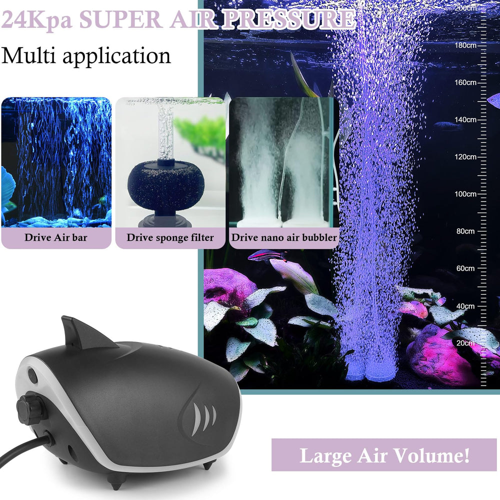 HITOP shark-shaped aerator with lighting adds practicality and a fun touch.