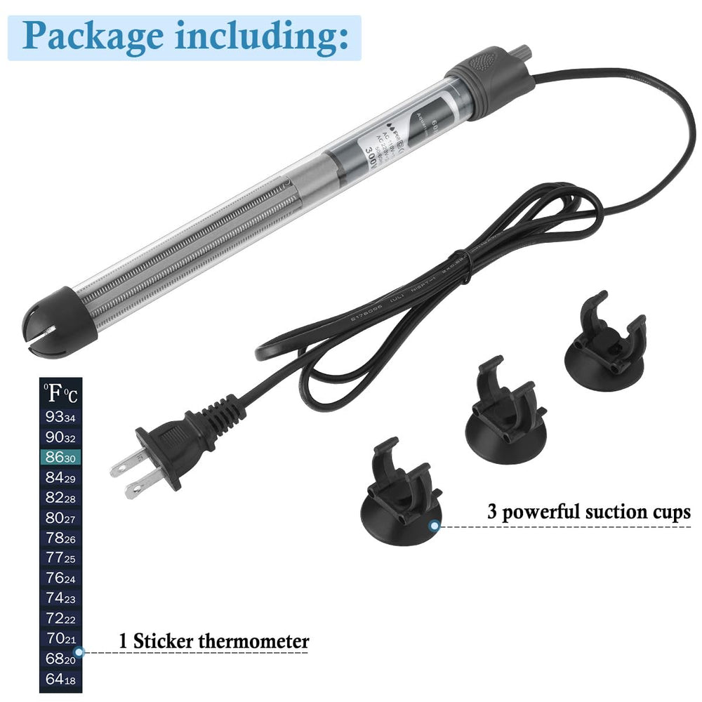 HITOP heater includes a sticker thermometer for quick temperature checks