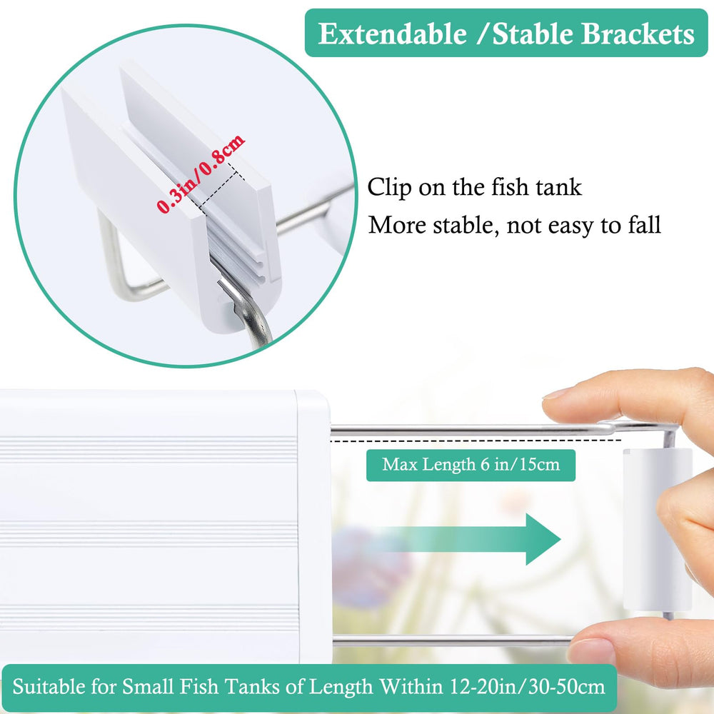 HITOP extendable brackets installed offer secure mounting for 24-32 inch tanks.