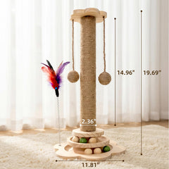 HivaolJoy sisal dangling balls—natural hanging toys for engaged play sessions.